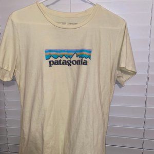 Yellow Patagonia tshirt